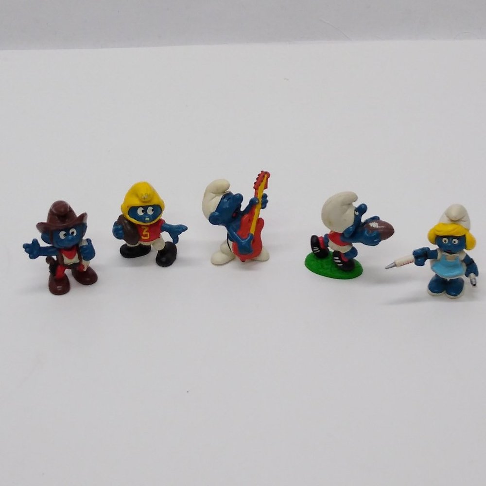 Smurfs PVC Figurines Made by Schleigh PEYO from 1977-1981 Vintage